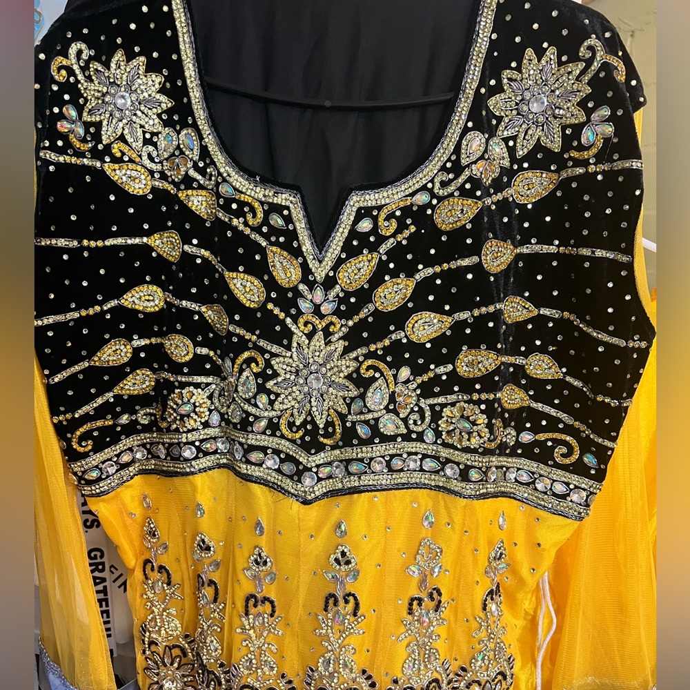 4 piece Anarkali Lehenga Set